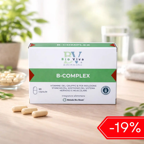 B-COMPLEX Capsule stanchezza affaticamento Vitamine del gruppo B  INTEGRATORE Bio-Viva Bio-Viva