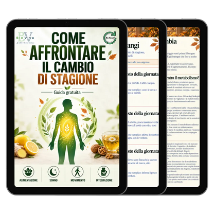 Come affrontare il cambio di stagione - Guida digitale completa  Prodotto digitale Bio-Viva Bio-Viva