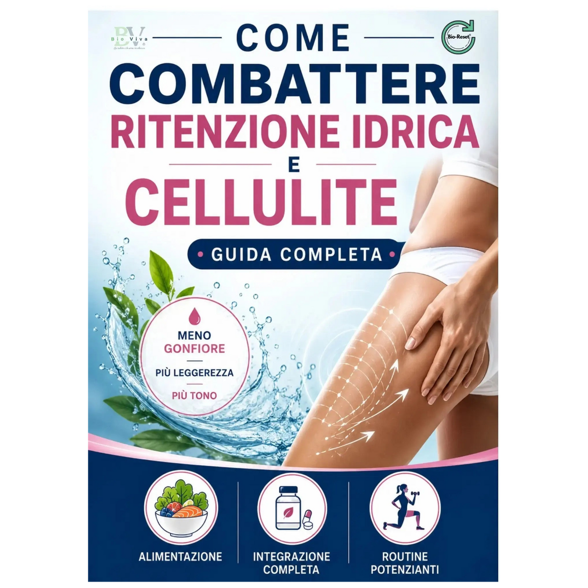 Come combattere ritenzione idrica e cellulite - Guida digitale completa  Prodotto digitale Bio-Viva Bio-Viva