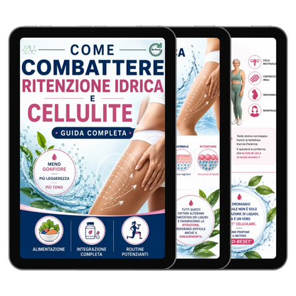 Come combattere ritenzione idrica e cellulite - Guida digitale completa  Prodotto digitale Bio-Viva Bio-Viva