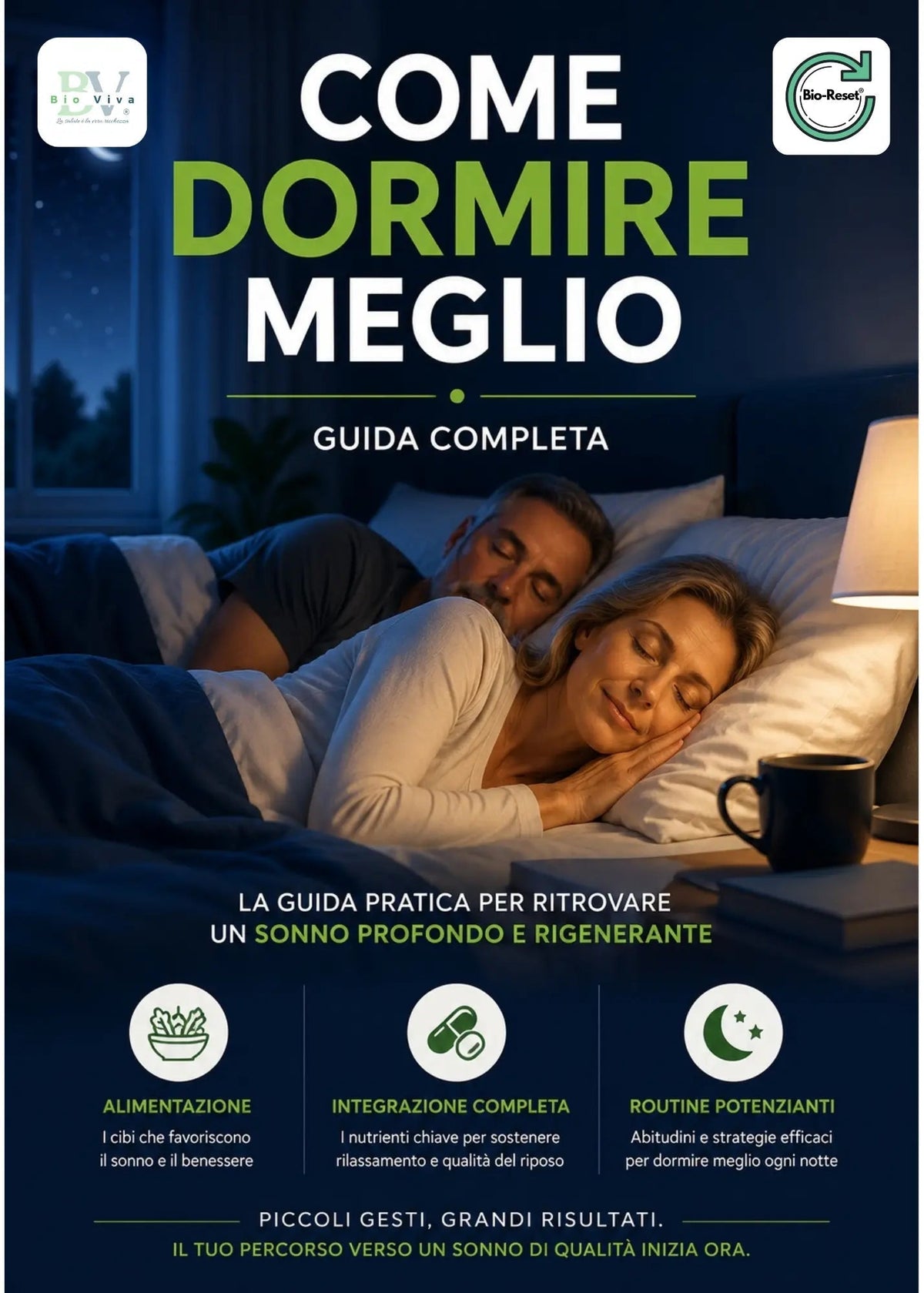 Come dormire meglio - Guida digitale completa  Prodotto digitale Bio-Viva Bio-Viva