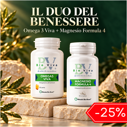 Duo Omega 3 Viva - Magnesio Formula 4   Bio-Viva Bio-Viva