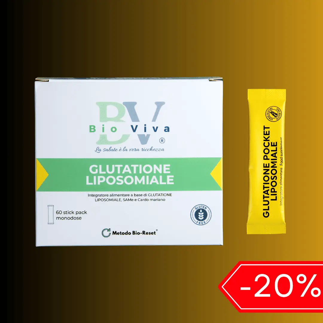Glutatione Liposomiale antiossidante incredibile - Bio-Viva