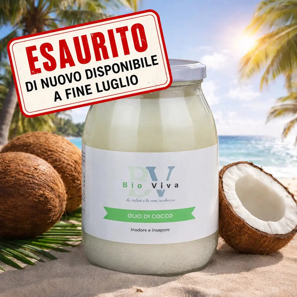 Olio di Cocco Biologico Puro Disodorato 1L | Alimentare | Bio-Viva  INTEGRATORE Bio-Viva Bio-Viva
