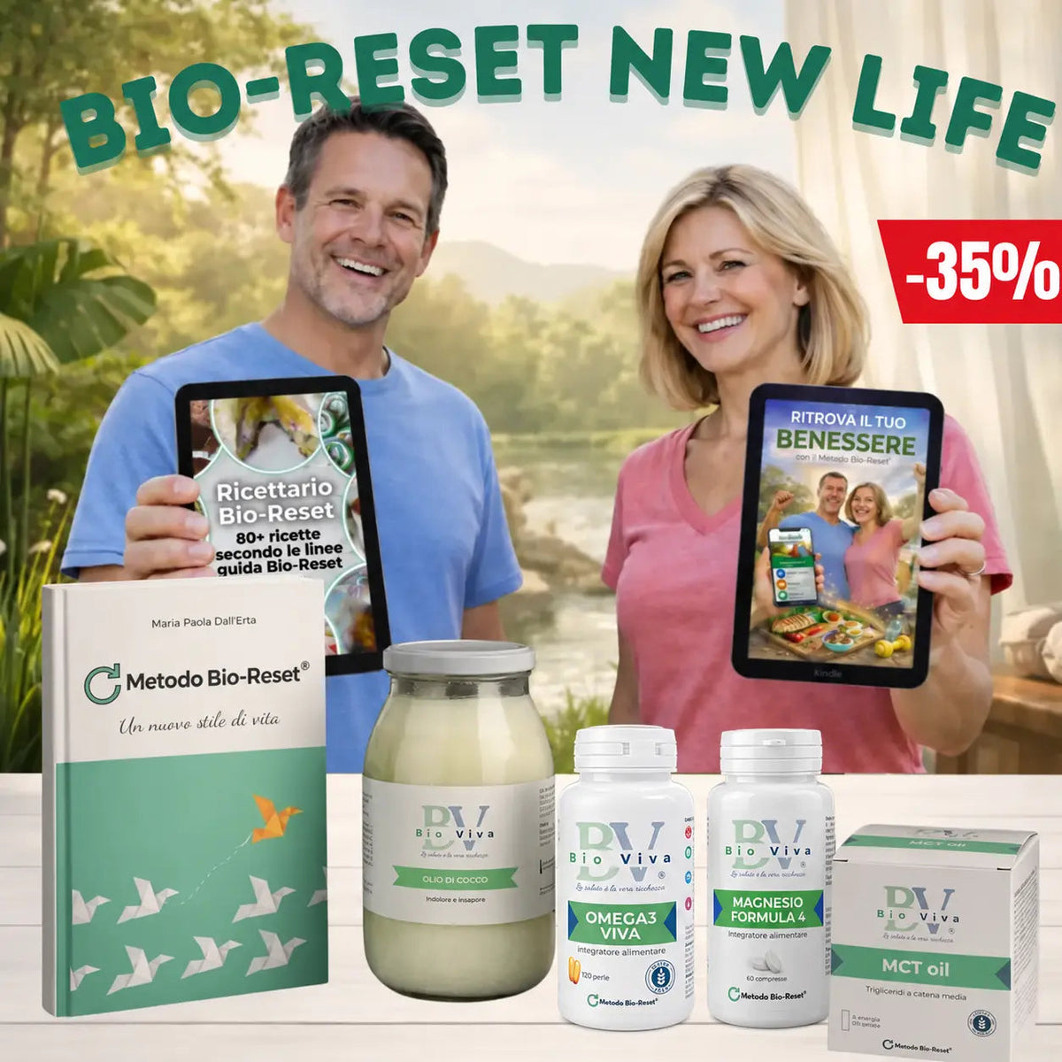 Programma Completo "Bio-Reset New Life" | Kit Integratori e Videocorso | Bio-Viva  Programma Bio-Viva Bio-Viva