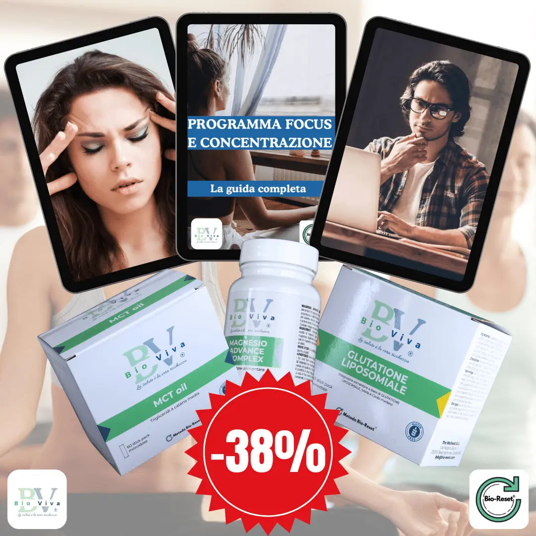 Programma Focus e concentrazione – Energia e forza di volontà  Programma forza di volontà Bio-Viva Bio-Viva