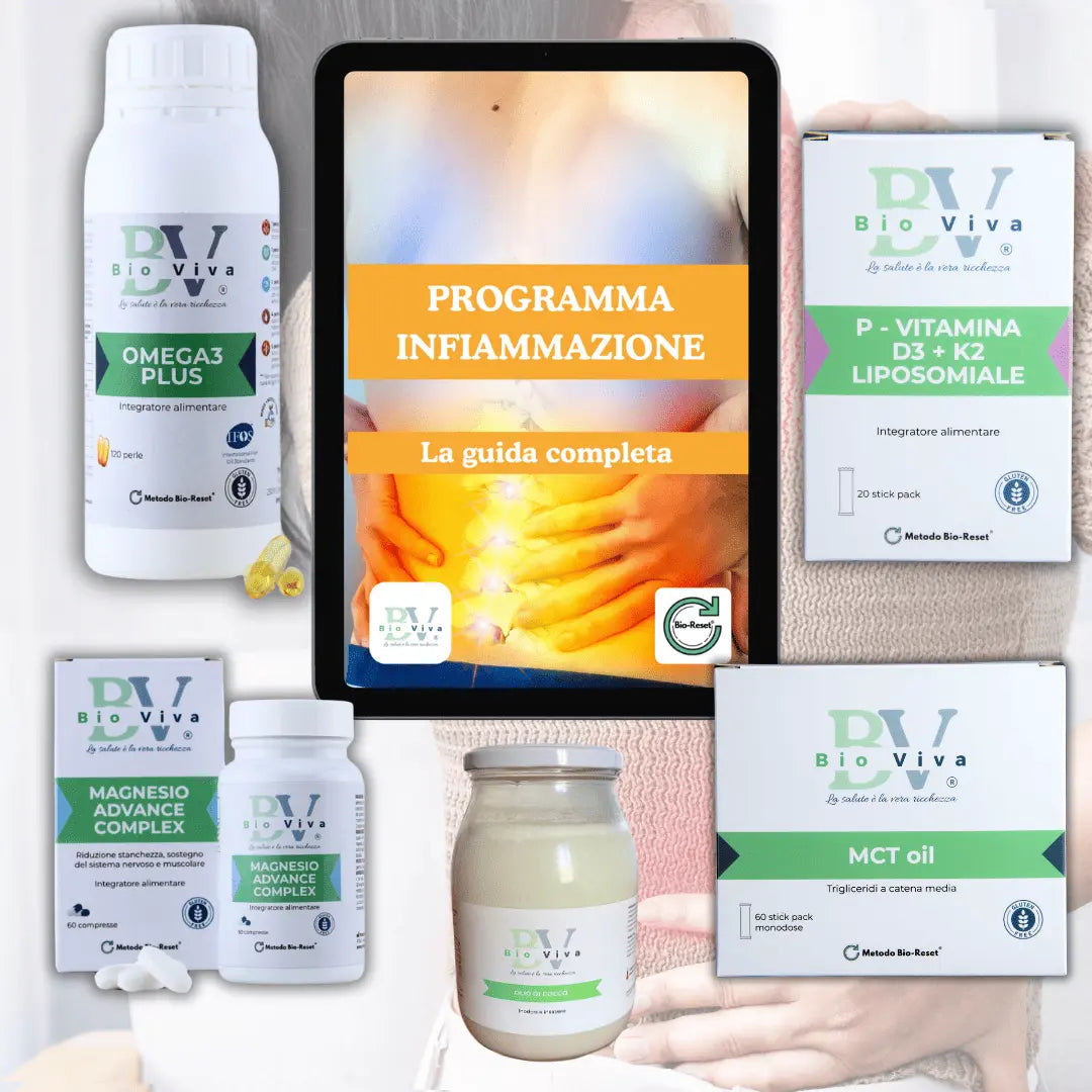 Programma Infiammazione - supporto completo contro l'infiammazione  Programma Infiammazione Bio-Viva Bio-Viva