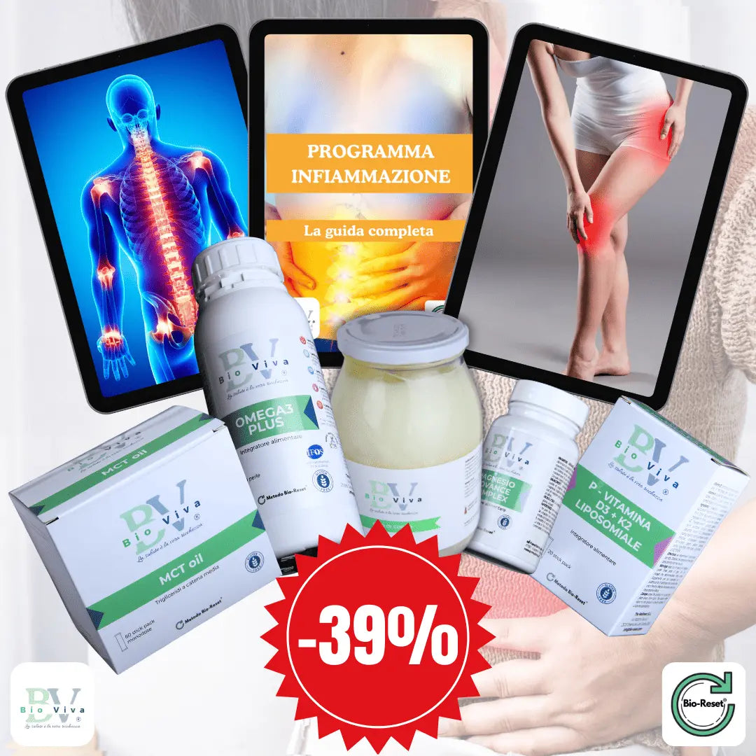 Programma Infiammazione - supporto completo contro l'infiammazione  Programma Infiammazione Bio-Viva Bio-Viva