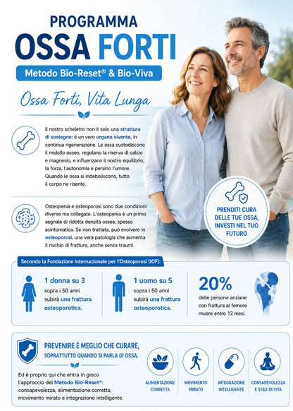 Programma Ossa e Articolazioni Sane e Forti | Kit Integratori | Vitamina D3 + K2, Magnesio, Omega 3 | Bio-Viva  Programma Bio-Viva Bio-Viva