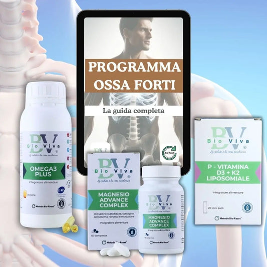 Programma ossa e articolazioni sane e forti di Bio-Viva  Programma ossa forti Bio-Viva Bio-Viva