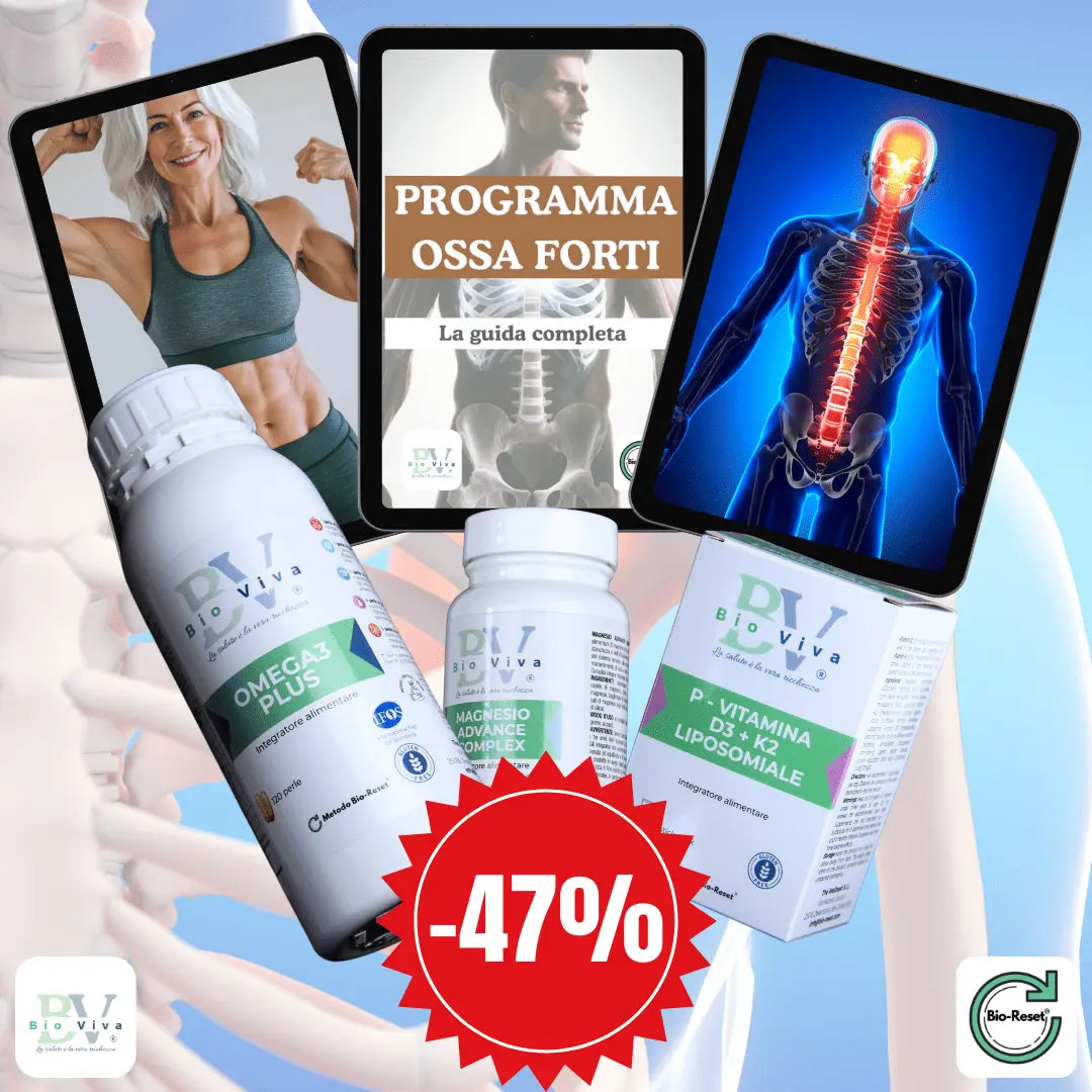 Programma ossa e articolazioni sane e forti di Bio-Viva  Programma ossa forti Bio-Viva Bio-Viva
