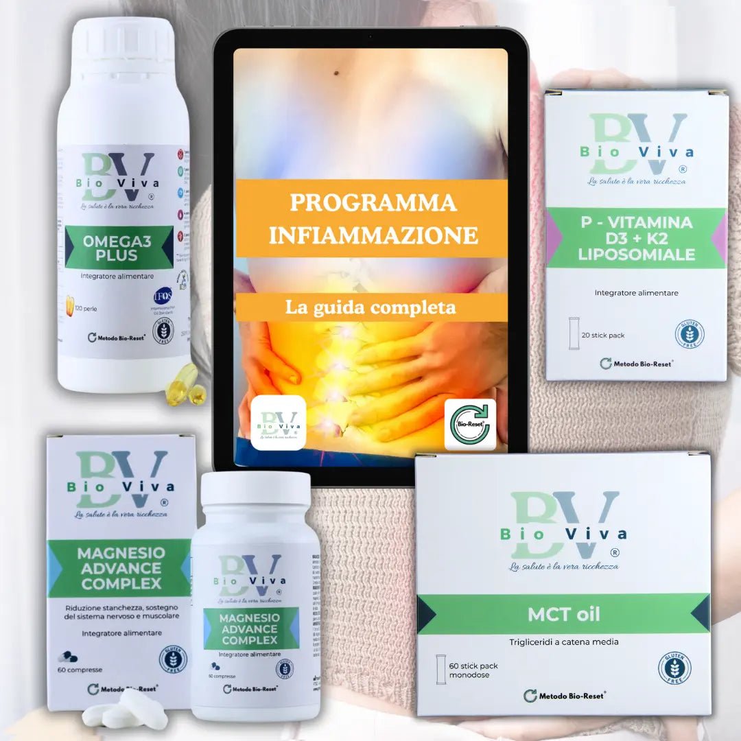 Programma Infiammazione - supporto completo contro l'infiammazione - Bio - VivaProgramma Infiammazione - supporto completo contro l'infiammazioneBio - VivaProgramma Infiammazione